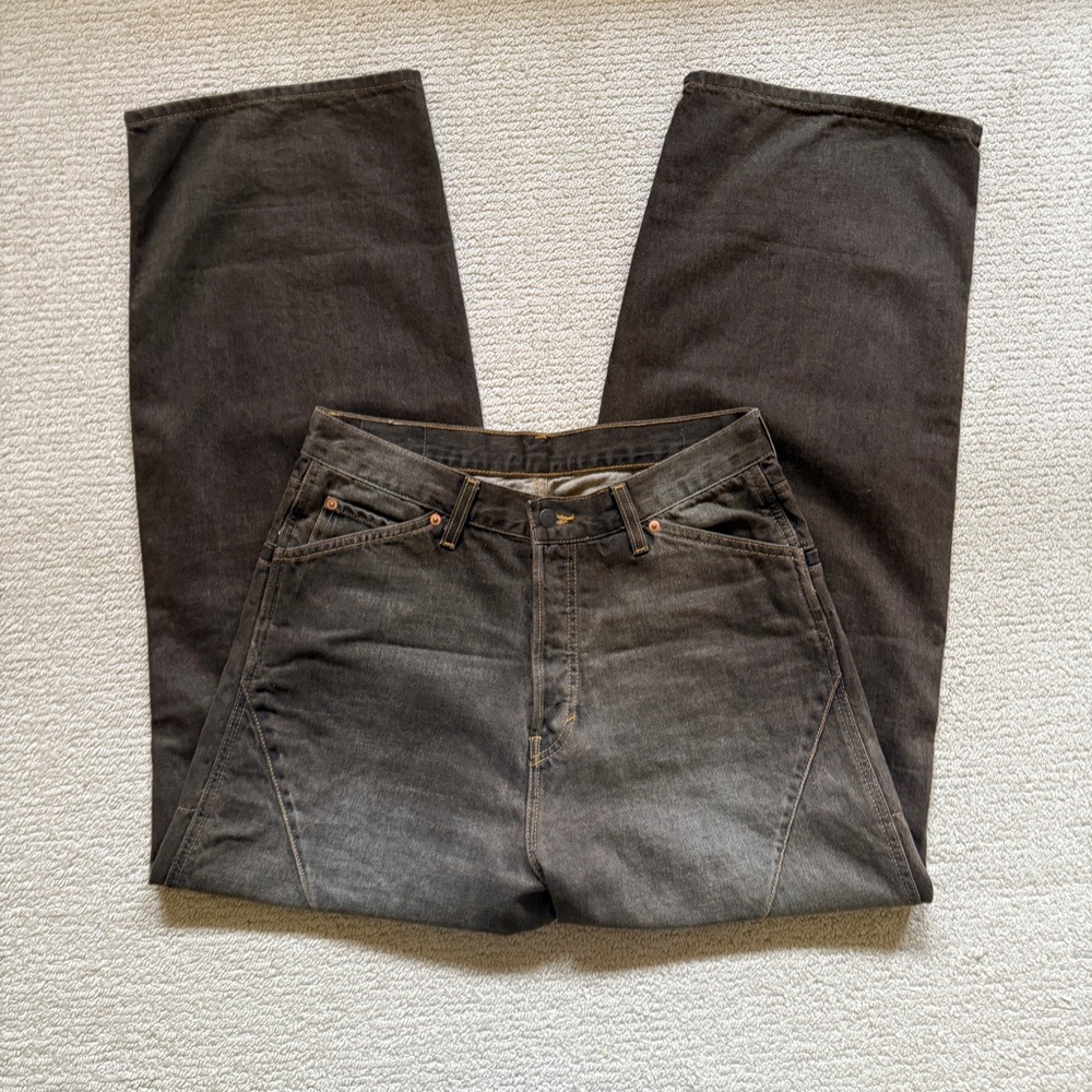 Weekday Astro Shape Jeans U Loose Fit Baggy Jeans in Topaz